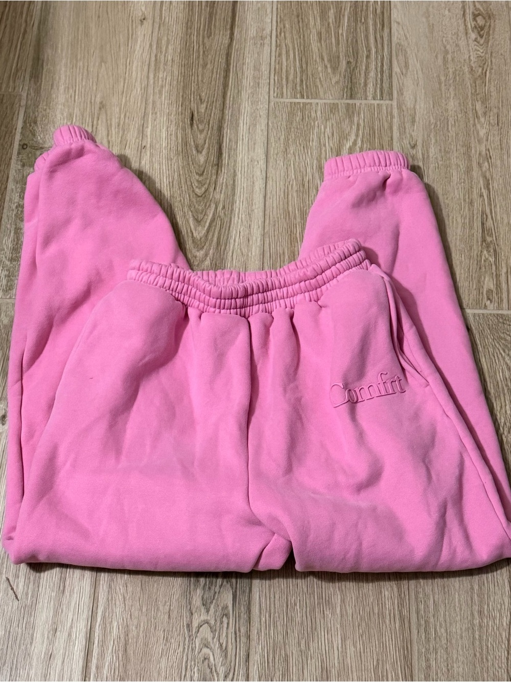 Comfrt Minimalist Kids Youth Pink Sweatpants Joggers Size Youth XL
